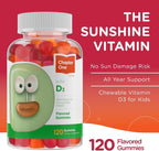 Zahler Chapter One Gomitas de Vitamina D3 1000 UI - 120 Gomitas para Niños y Adultos - Kosher, Hecho en EE.UU.