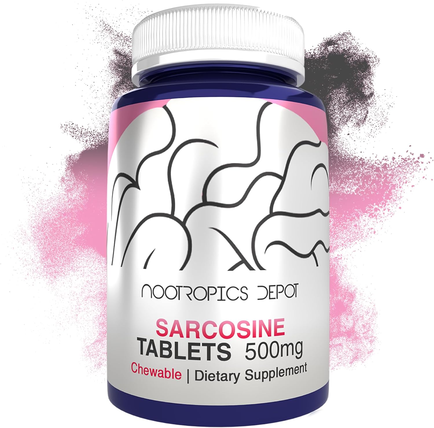 Nootropics Depot Sarcosina 500 mg Comprimidos Masticables (120 Unidades)