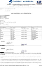 Suplemento de Espermidina 3HCL - 120 Cápsulas de 10 mg - Certificados de Análisis por Lote - Espermidina Trihidrocloruro