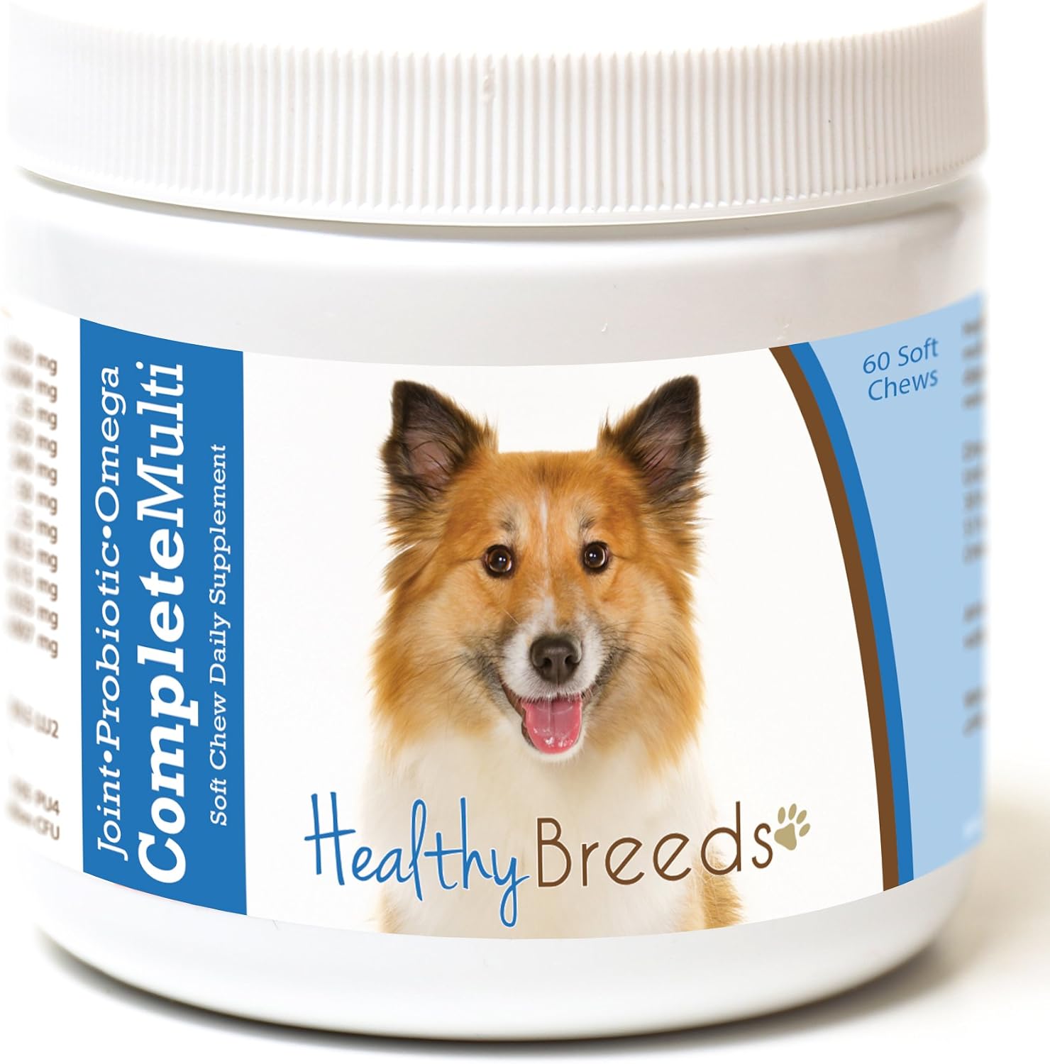 Healthy Breeds Icelandic Sheepdog Multivitamínico Completo en Comprimidos Blandos, 60 uds.