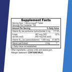 Superior Source No Shot Vitamina B12 (1000 mcg), B6 y Ácido Fólico - 100 Comprimidos Sublinguales
