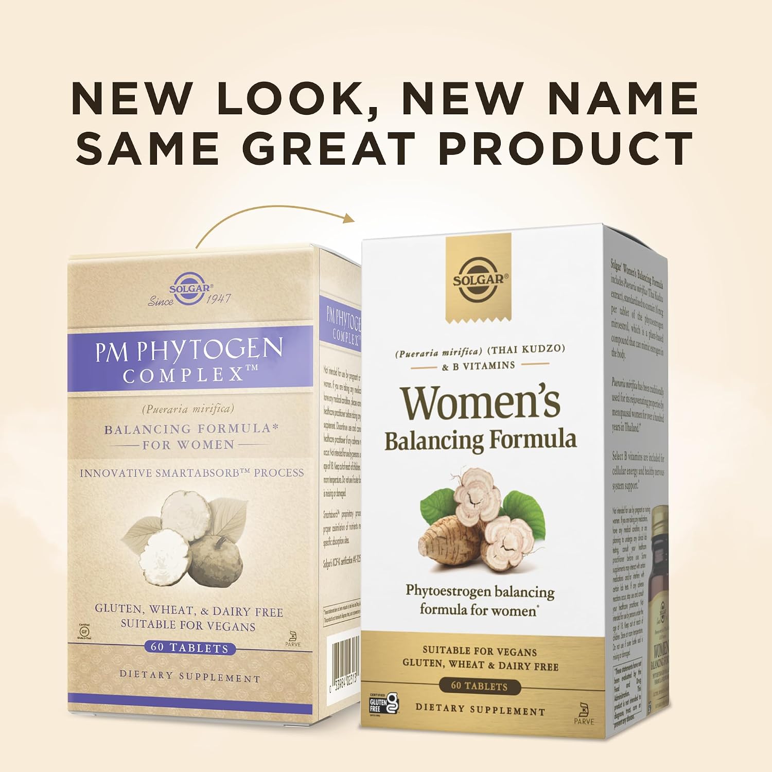 Solgar Women's Balancing Formula - 60 Tablets (Pack of 2) - Vegan, Kosher, Gluten-Free and Dairy-Free