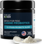 Bifido for Fido - Probióticos para perros para la salud digestiva e inmunitaria - 50 mil millones de UFC - Formulado por veterinarios - 30 días para perros grandes