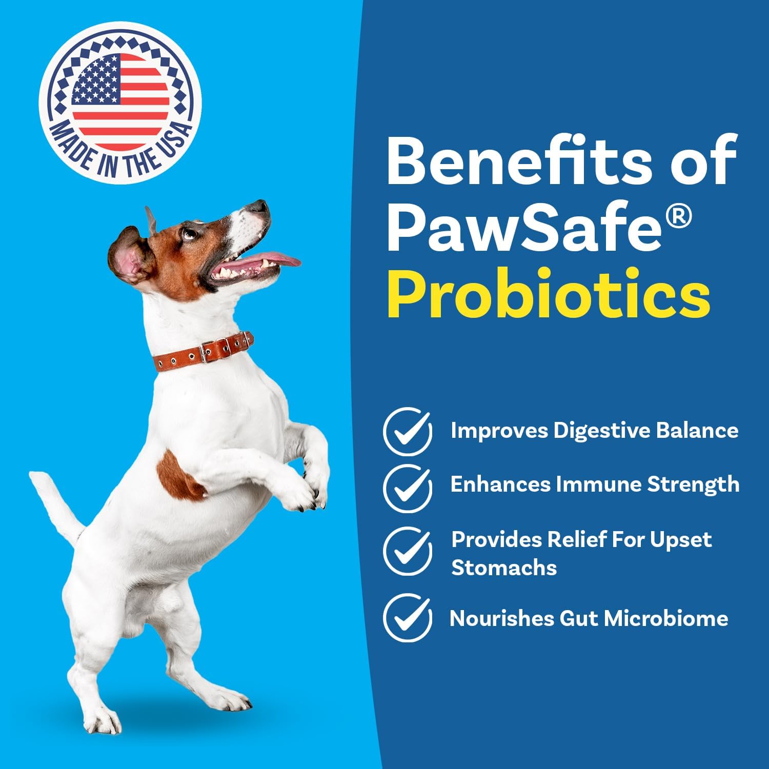 PawSafe Probióticos para Perros Masticables - 120 Unidades - Sabor Pollo y Miel