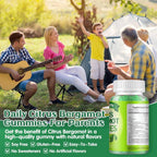Gominolas de Bergamota Cítrica 1500 mg con Resveratrol y Niacina - 60 Gominolas Veganas