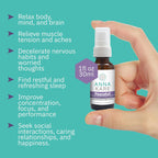 ANNAKARE Peacefulí Spray – Apoyo homeopático para la tensión emocional y el sueño, 30 ml