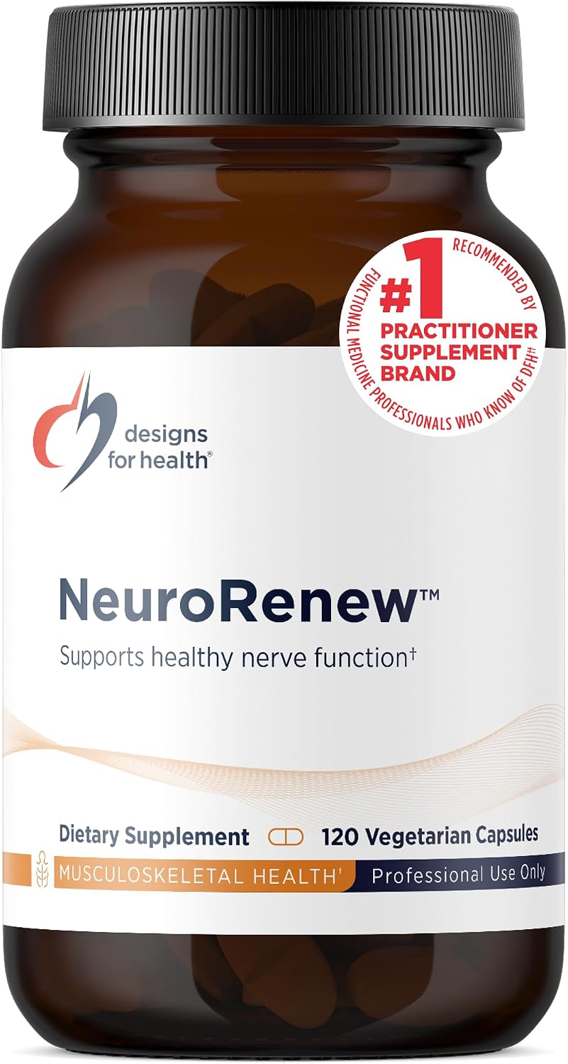 Designs for Health NeuroRenew - Suplemento para la Función Nerviosa (120 Cápsulas)