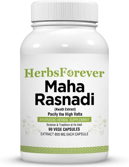 Herbsforever Maha Rasnadi Kwath - Suplemento Ayurvédico 90 Cápsulas Vegetales (800 mg) para Articulaciones y Movilidad – Image 1