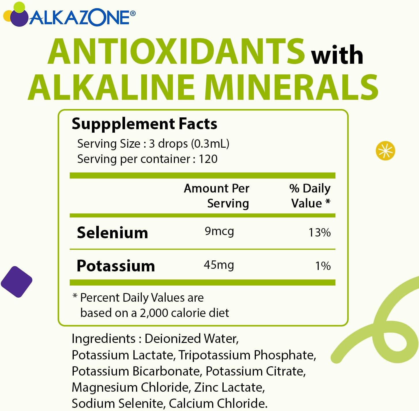 ALKAZONE Balance Your pH - Booster Mineral Alcalino y Antioxidante (2 Paquetes)