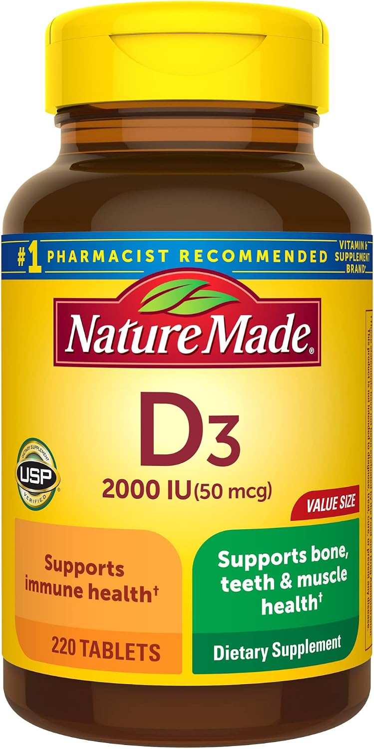 Vitamina D3 2000 UI - 220 comprimidos - Nm