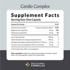 Professional Formulas Cardio Complex – Glándula cardíaca con vitamina E, magnesio, potasio, espino inglés, astrágalo y cúrcuma para apoyar la salud cardiovascular - Sin gluten, 60 cápsulas