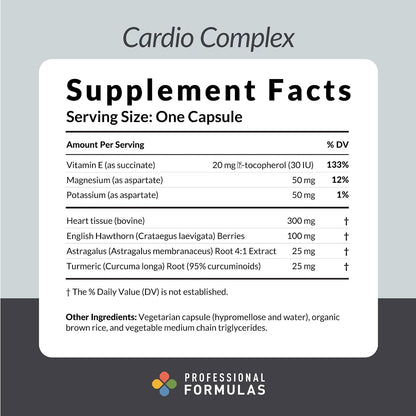 Professional Formulas Cardio Complex – Heart – El magnesio contribuye al metabolismo energético normal, al – Image 2