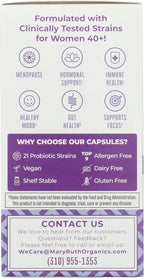 MARYRUTH'S Daily Care 40+ Women’s 3-in-1 Capsules, 40 B CFU, 30 ct