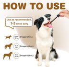 Suplemento de Hongos para Perros y Gatos – Tratamiento de Bultos y Lipomas – con Reishi, Cola de Pavo, Matsutake y Cordyceps – Líquido 104 ml