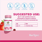 MaryRuth Organics Women's Immune Support Multivitamin Gummies - 60 Gominolas