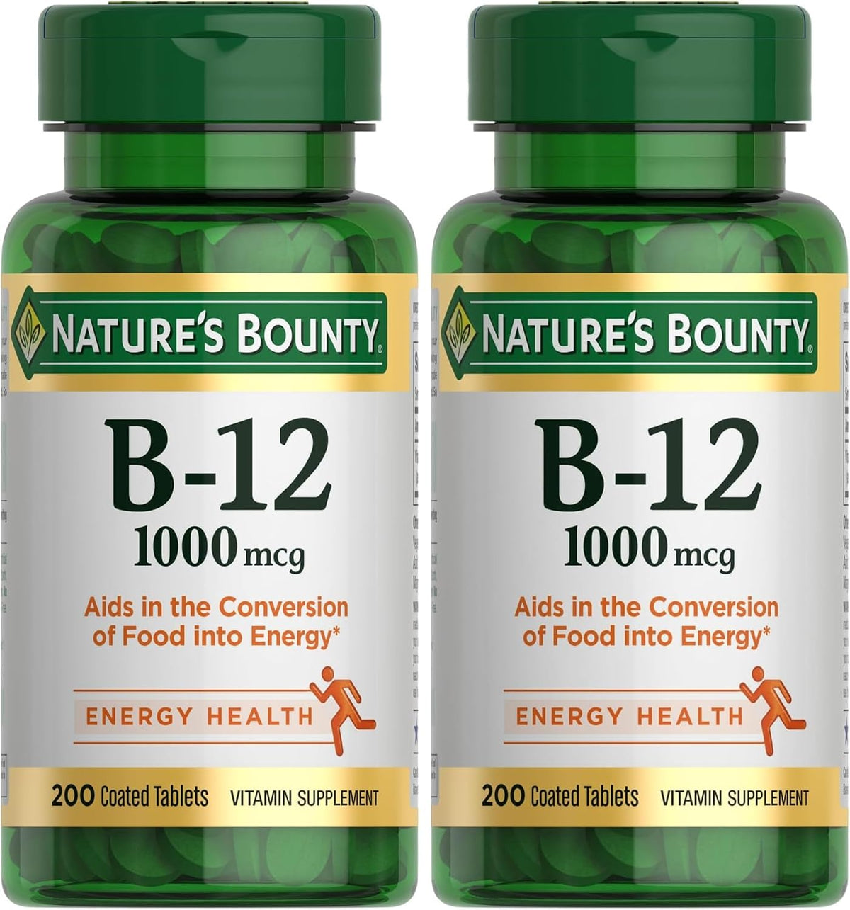 Nature's Bounty Vitamina B12 1000 mcg, 200 Comprimidos – Image 8