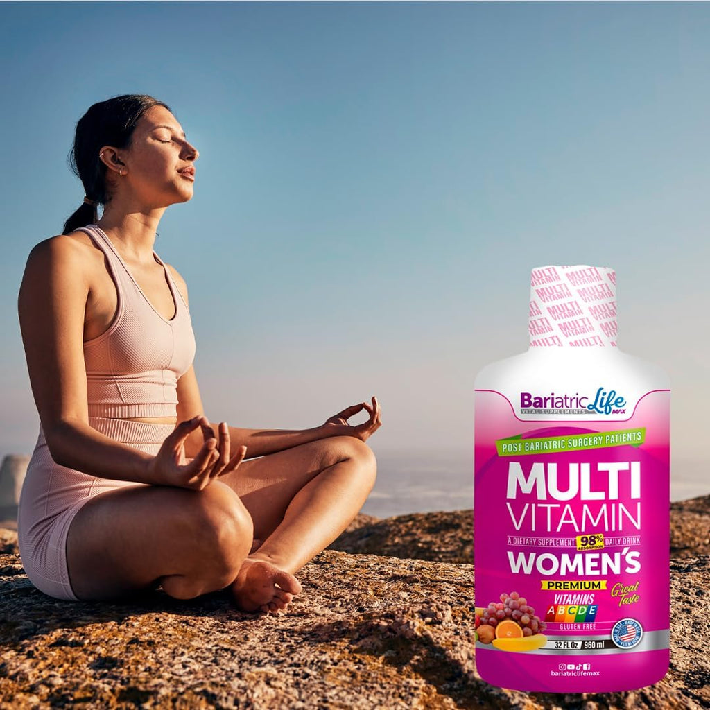 Multivitamínico Bariátrico para Mujeres con Hierro, Fórmula Post-Cirugía Completa, Sin Azúcar | Bariatric Life Max