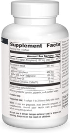 Source Naturals Complejo Gamma E 400 mg – 120 Cápsulas Blandas
