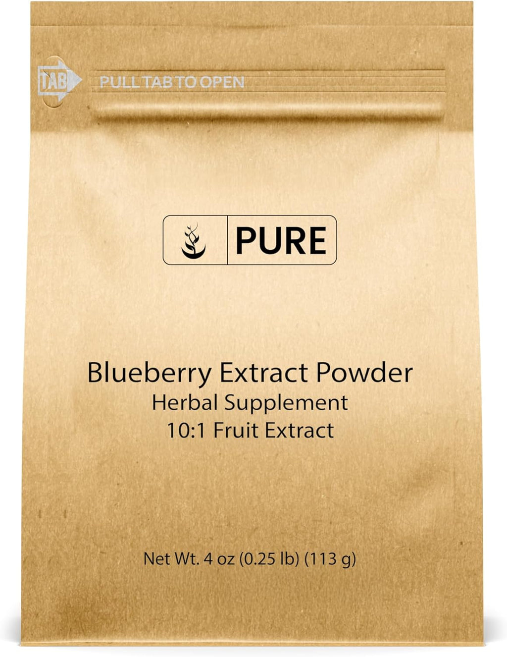 PURE ORIGINAL INGREDIENTS Extracto de Arándano en Polvo (113 g) - Sin OGM, Sin Gluten, Complemento Alimenticio