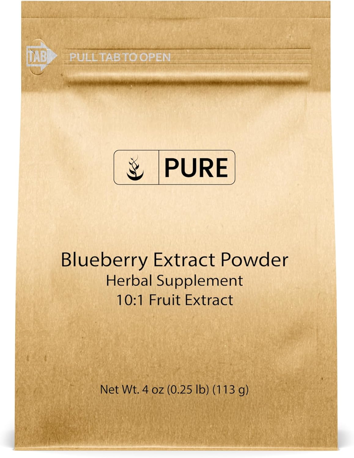 PURE ORIGINAL INGREDIENTS Extracto de Arándano en Polvo (454 g) - Suplemento Herbal Puro