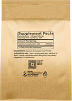 Pure Original Ingredients GABA (Ácido Gamma-Aminobutírico) en Polvo – 227 g (8 oz), Puro, Sin Aditivos ni Rellenos