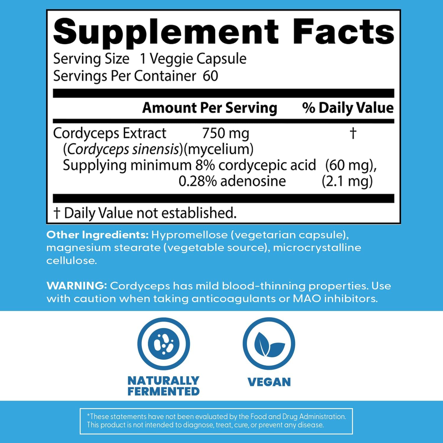 Doctor's Best Ultra Cordyceps - 60 Vegan Capsules