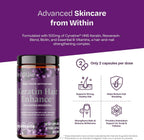 ResVitáale Keratin Hair Enhance - Suplemento de Queratina para el Crecimiento del Cabello - 60 Cápsulas