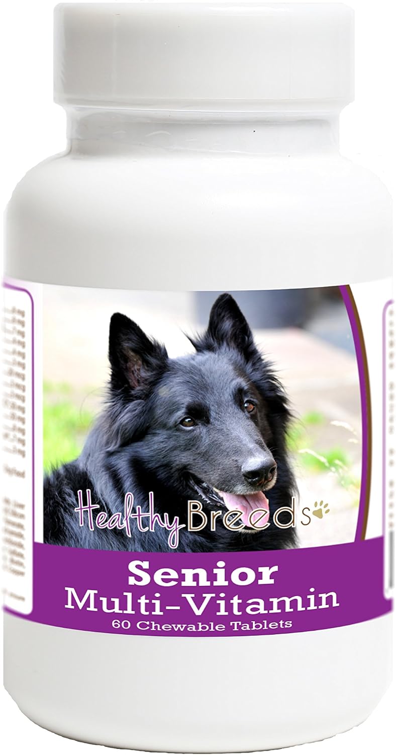 Healthy Breeds Belgian Sheepdog Senior Dog Multivitamin Tablets 60 Count