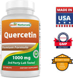 Best Naturals Quercetina 1000 mg Comprimidos - Apoyo Inmunitario - 60 Comprimidos