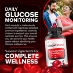 Gluco Extend Cápsulas - Suplemento Avanzado con Fórmula Natural (300 Cápsulas, 5 Envases)