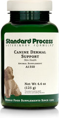 Standard Process Canine Dermal Support - Suplemento para la piel y glándulas suprarrenales para perros - 125 g