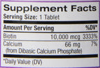Natrol Biotina Tabletas Máxima Potencia, 10,000 mcg, 100 unidades