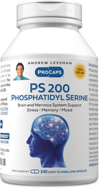 ANDREW LESSMAN PS 200 Fosfatidilserina 240 Cápsulas