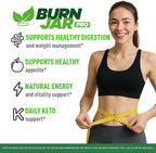 (5 Paquetes) Burn Jar Pro - Cápsulas de Sal Rosa BurnJar Pro, Fórmula Avanzada, 300 Cápsulas para 5 Meses