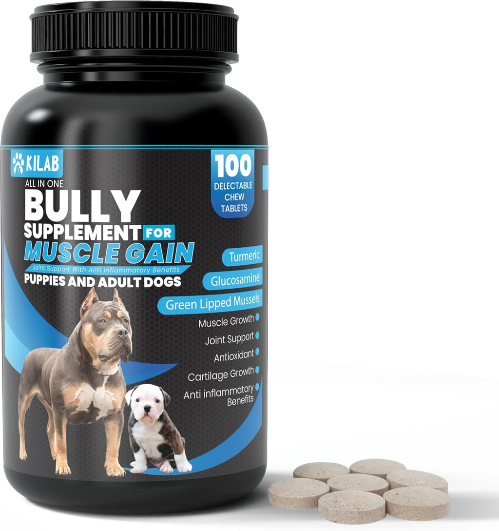 Kilab Dog Weight Gainer – 100 Comprimidos Masticables para Perros
