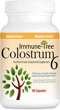Immune-Tree Calostro Bovino Puro (Alimentado con Pasto) | Alto contenido de IgG para el apoyo inmunitario y la salud intestinal | 90 Cápsulas | 30 Porciones
