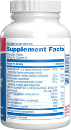 Methylated and Sustained Release Super B Complex - Bioactive B Vitamins with Choline and Inositol