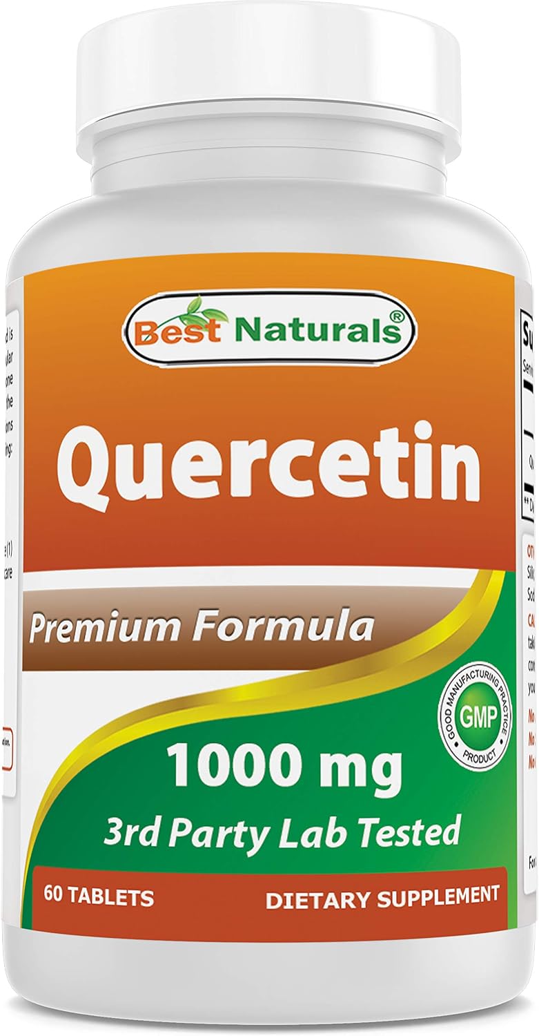 Best Naturals Quercetina 1000 mg Comprimidos - Apoyo Inmunitario - 60 Comprimidos