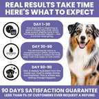 TRATEZ Suplemento para la Piel y Pelaje de Perros - Omega 3 6 9 Aceite de Pescado y Vitamina E Masticables Blandos - Alivio del Picor, Anti-Caída y Apoyo para Pelaje Brillante - 90 Unidades