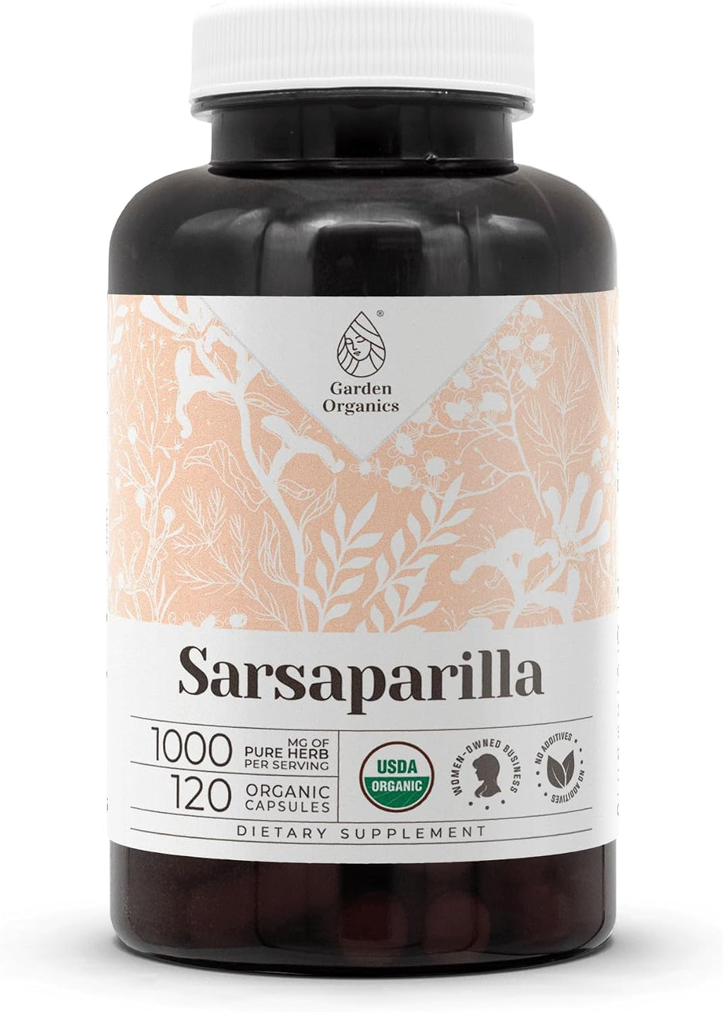 Sarsaparilla Orgánica USDA 120 Cápsulas