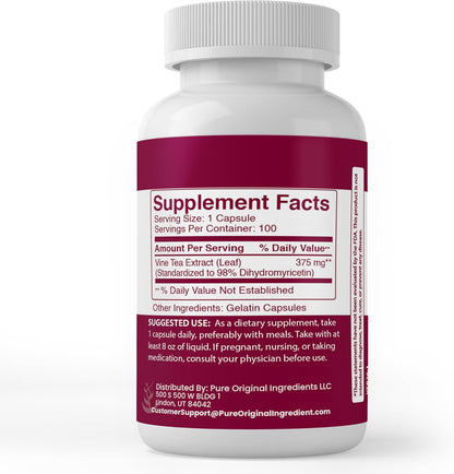 Pure Original Ingredients DHM (Dihydromyricetin) - 100 Cápsulas, Puro sin Aditivos – Image 2