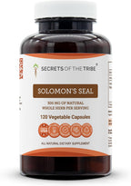 Secrets of the Tribe Sello de Salomón 120 Cápsulas, 500 mg - Rizoma Seco Silvestre (Polygonatum odoratum)