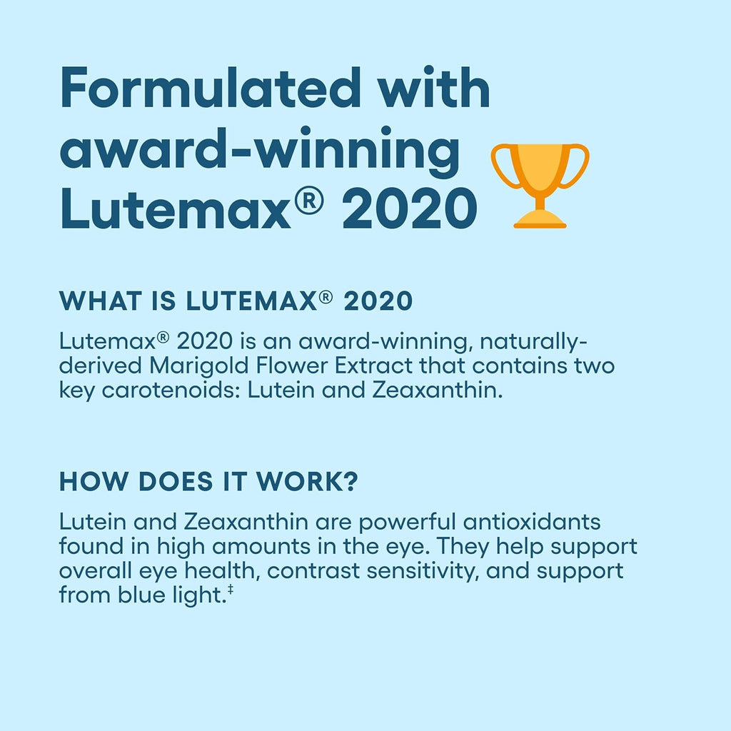 Physician's Choice Salud Ocular - Luteína, Zeaxantina y Arándano - 60 Cápsulas