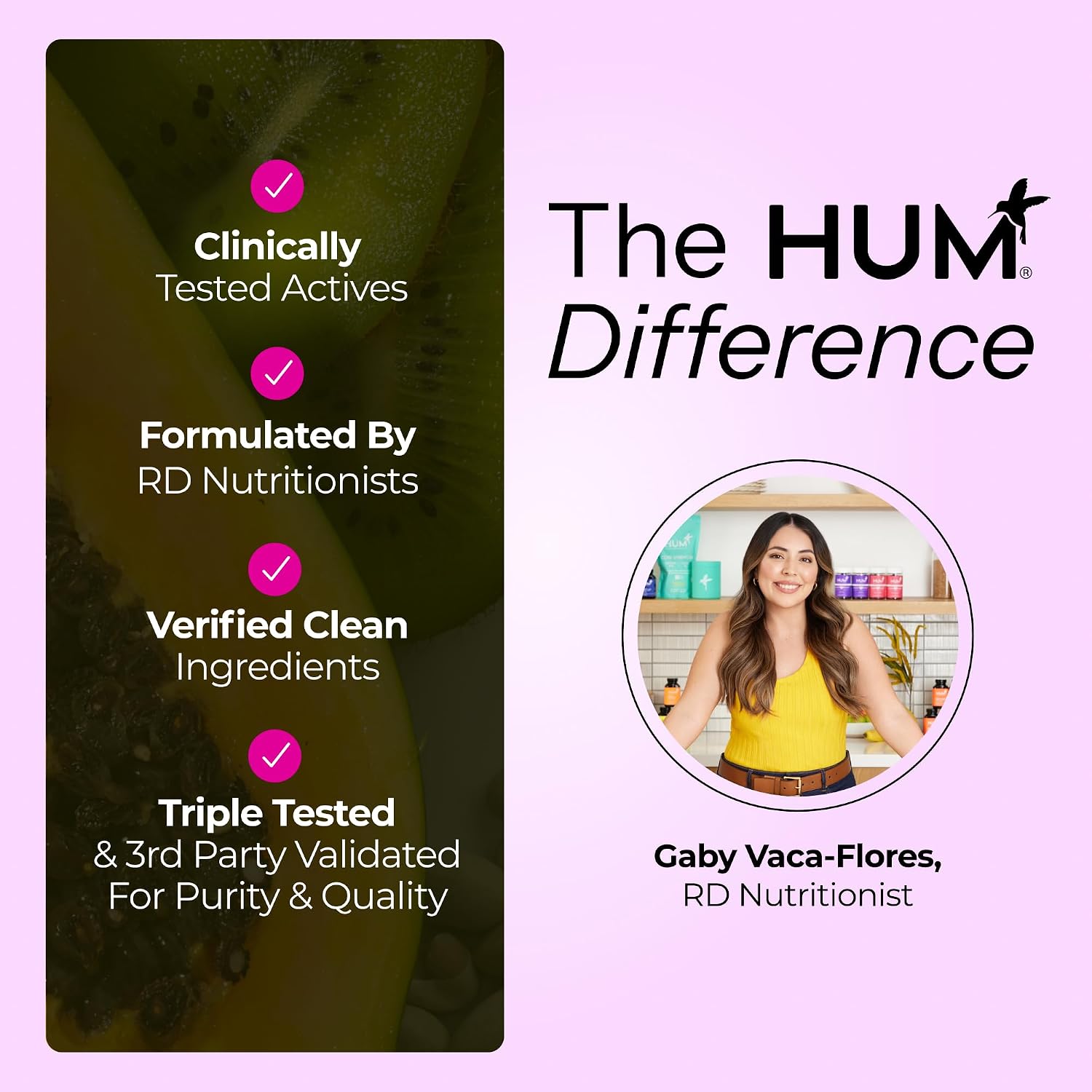 HUM Hormone Balance for Women - Supplement with Chasteberry and Dong Quai - 60 Capsules