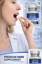 The NMN(1000) - 90 Cápsulas Vegetales de Liberación Retardada, 1000 mg de NMN por Dosis