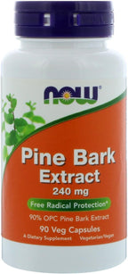 Extracto de corteza de pino 240 mg - 90 cápsulas vegetarianas de NOW