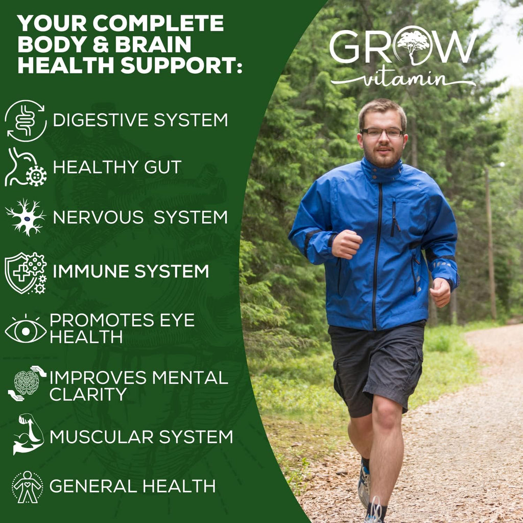 Multivitamínico Diario para Hombres con Vitaminas, Minerales y Alimentos Integrales Orgánicos - 90 Cápsulas