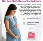 Nutri Supreme Prenatal Vitamin, Masticable con Metilfolato, 90 Comprimidos