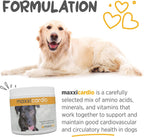 maxxicardio Heart Support para Perros Pequeños – Taurina, L-Carnitina, Espino, Ginkgo – Polvo 3.2 oz