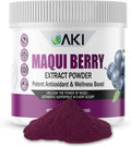 AKI Extracto de Maqui Berry en Polvo - Silvestre de la Patagonia, Alto en Antocianinas y Polifenoles, Liofilizado, 150g